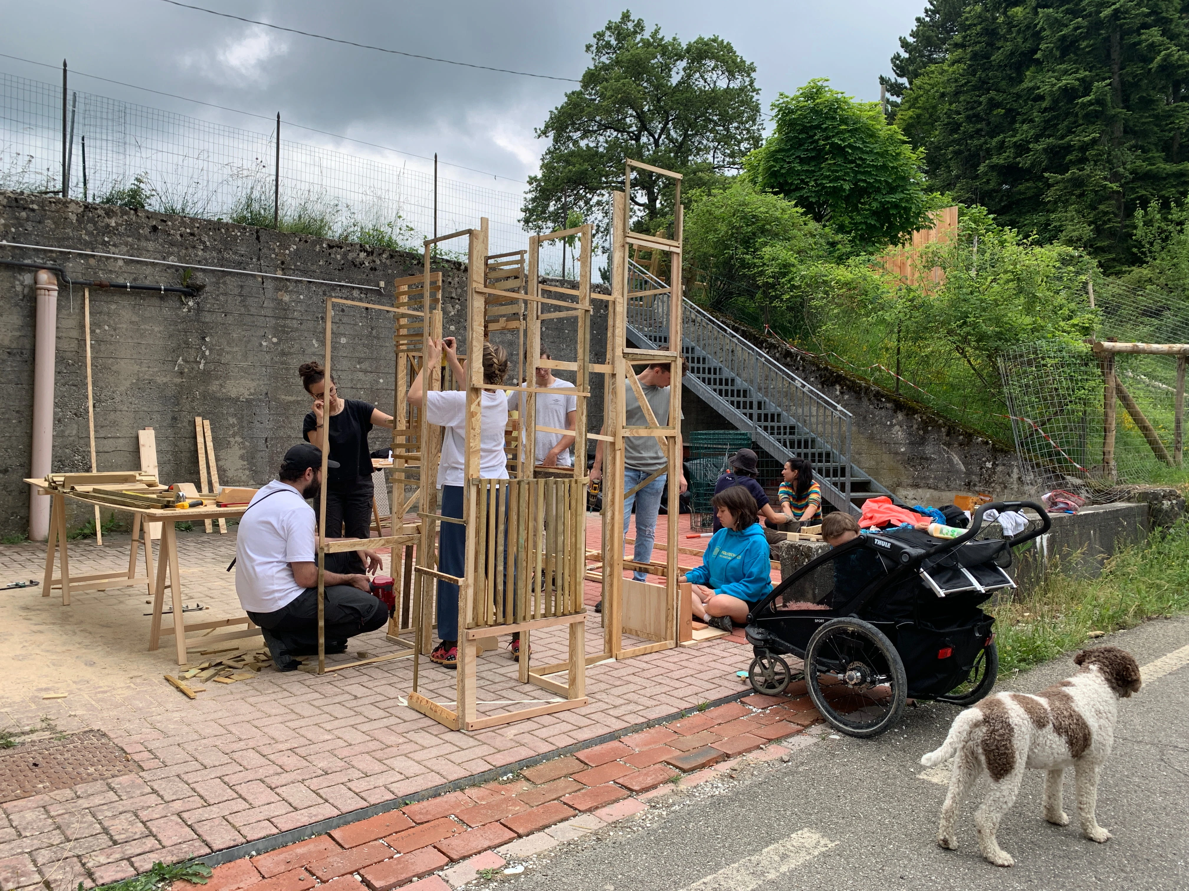 FabLab at Girotondo Horizons — circular fabrication and making in active use