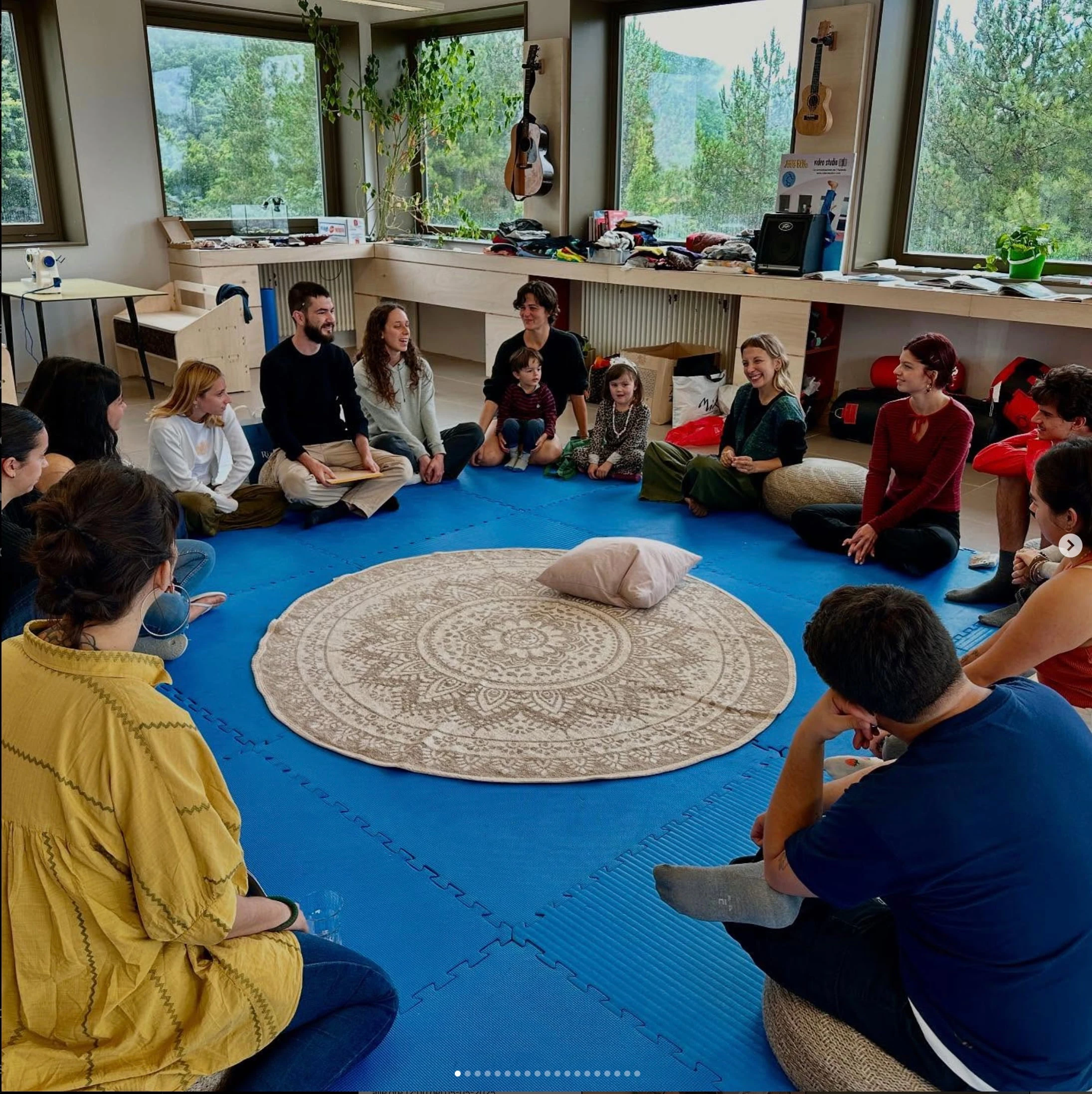 Maglietica upcycling design workshop with Politecnico di Milano at Girotondo Horizons, July 2025